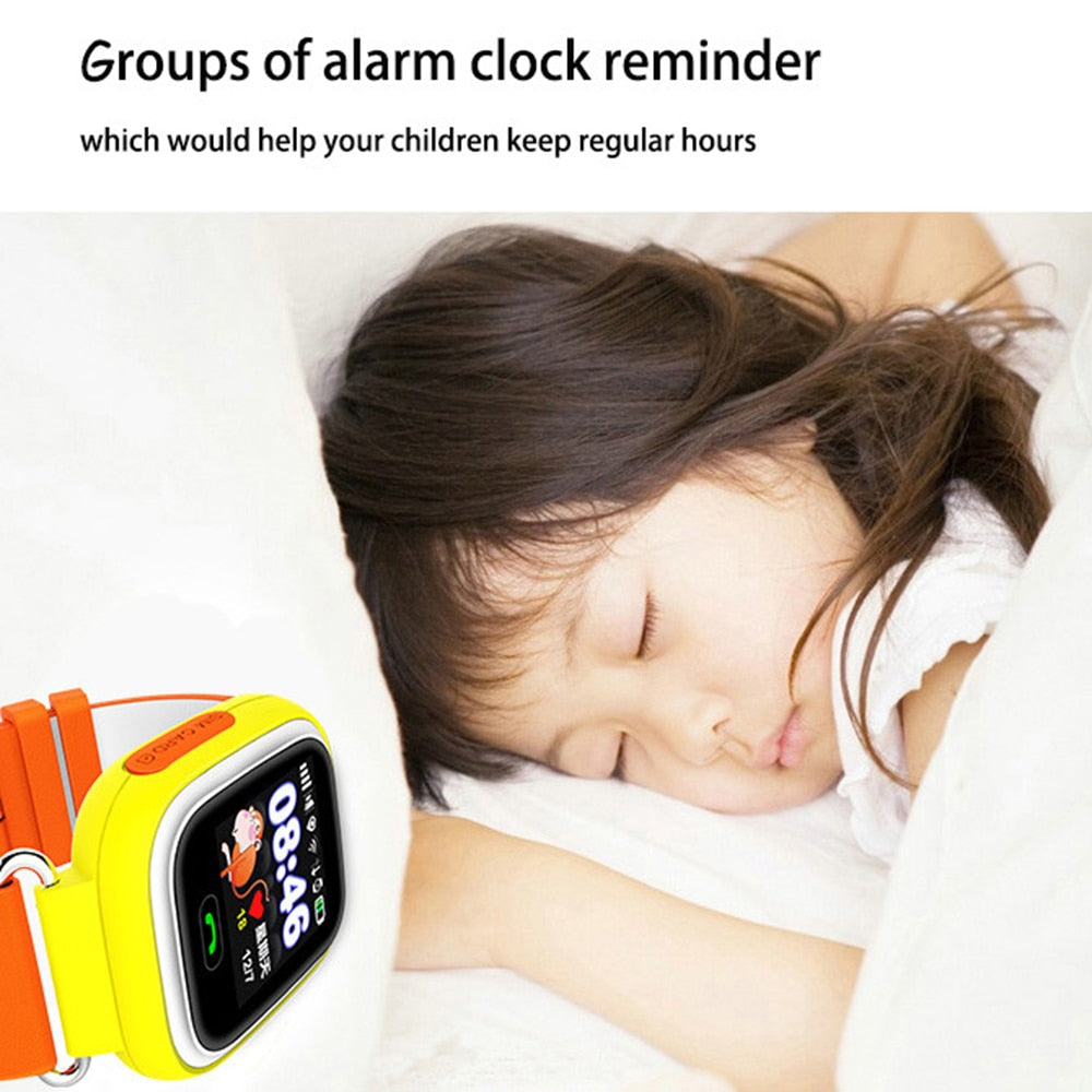 Q90 Smart Watch Kids SOS Alarm Clock GPS WIFI Bluetooth Anti-lost SIM Card For Children's Smart Watches Phone Gift