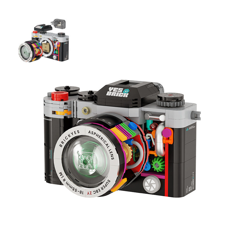 Camera Technology Trendy Play Building Blocks Children's